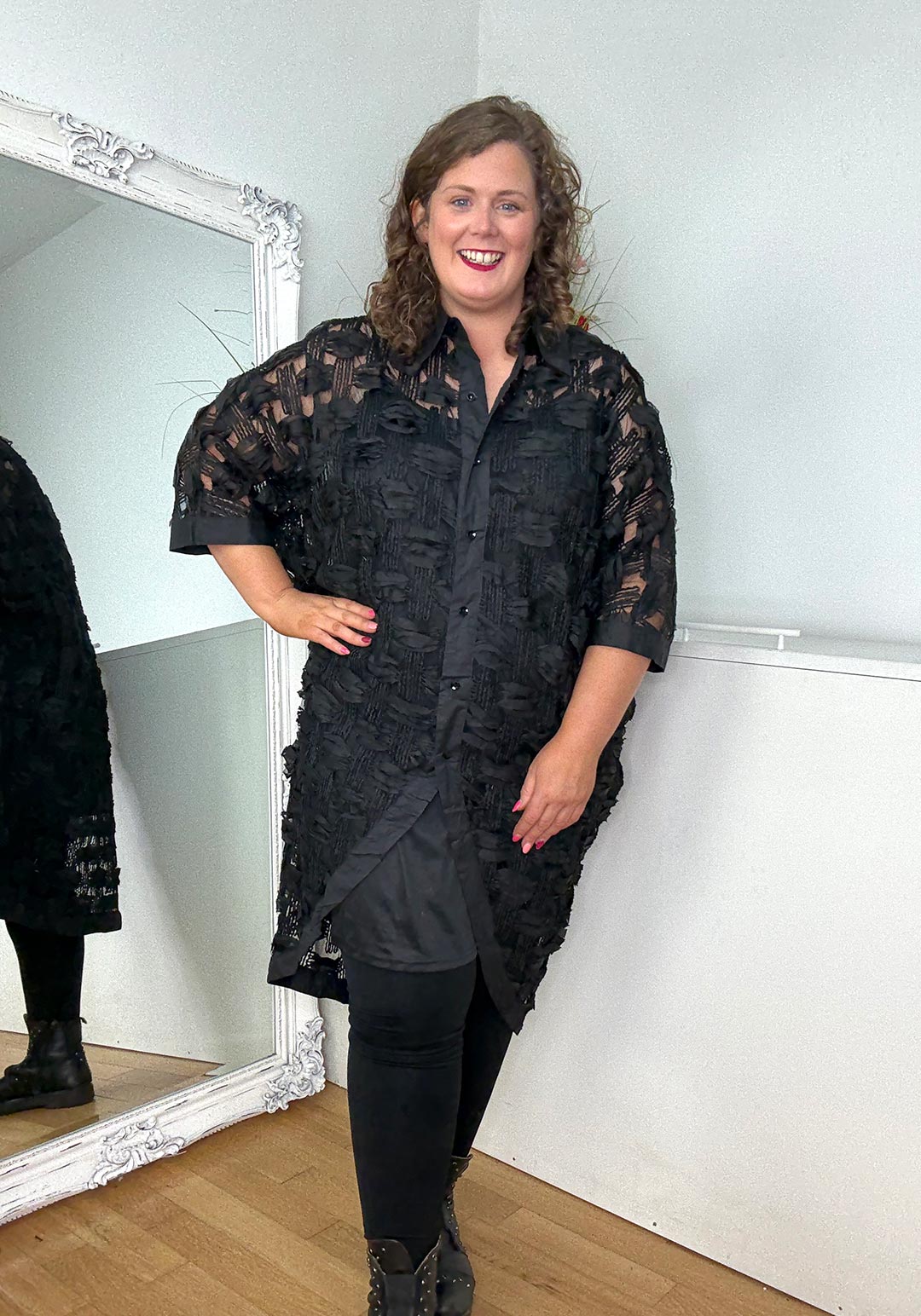 Henna Shirt Dress