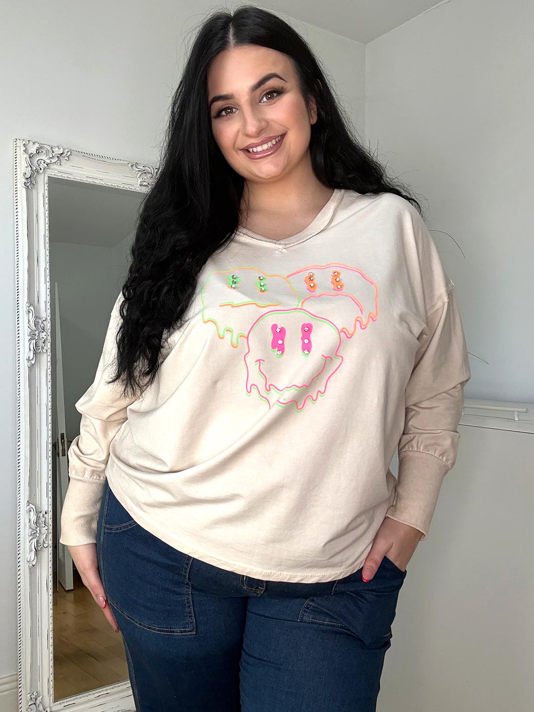 Faces Sweatshirt